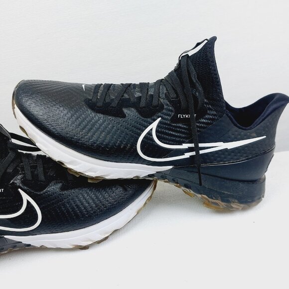 Nike Men\'s Black White Air Zoom Infinity Tour Mesh Athletic Golf Shoes Size 10 main image 11